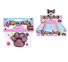 Squishy Fluffy Cats Paw With Bobbles