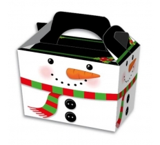 Snowman Food Box 15cm X 10cm X 10cm