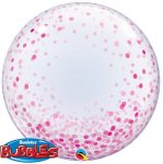 Confetti Dots Pink 24" Deco Balloon