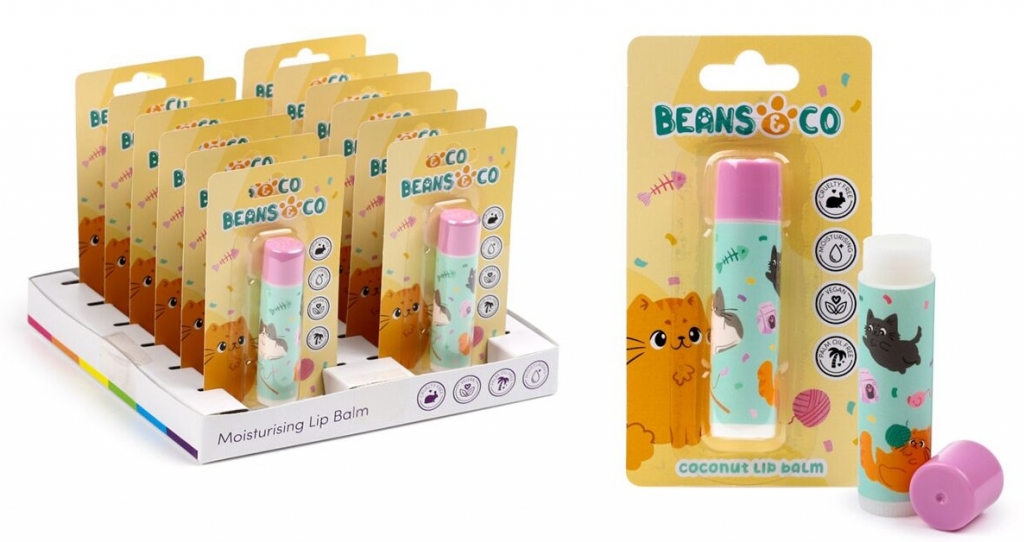 Beans & Co Cats Stick Lip Balm - Click Image to Close