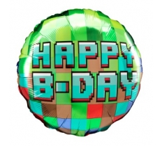 Pixel Party Standard Foil Balloons S40