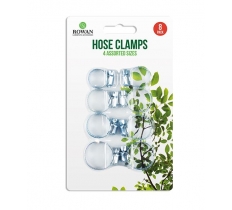 Assorted Hose Clamps 8 Pack