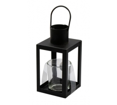 Small Square Black Lantern