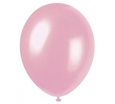 12" Premium Latex Balloons Powder Pink Pack Of 10