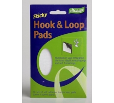 Ultratape Hook & Loop Pads 24 Pack