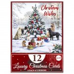 Christmas Xmas Dogs Card 12pk