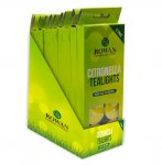 Citronella Tealights - 12 Pack