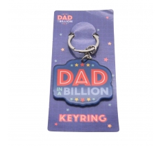 Dad In A Billion Keyring