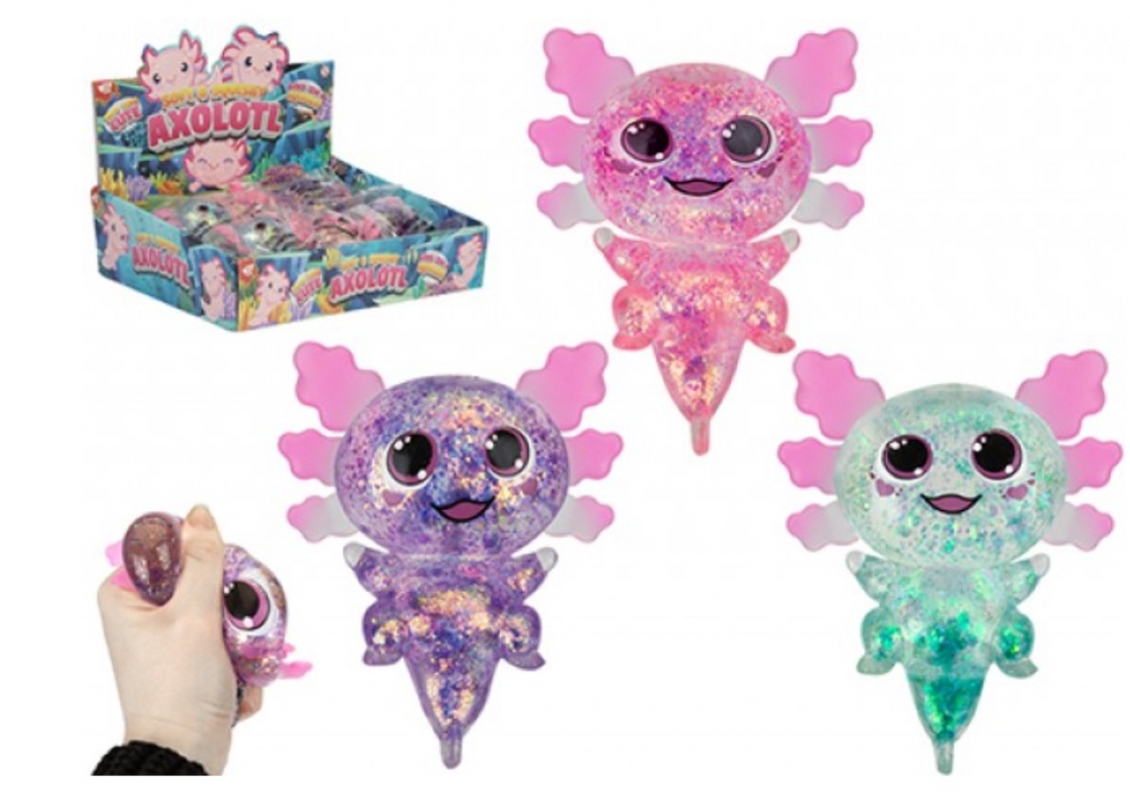 Big Eared Axolotl Sugar Maltose Squeeze Toy - Click Image to Close