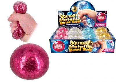 Squeeze Metallic Bead Balls