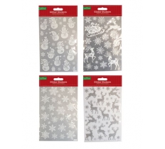 Christmas Glitter Finish Stickers