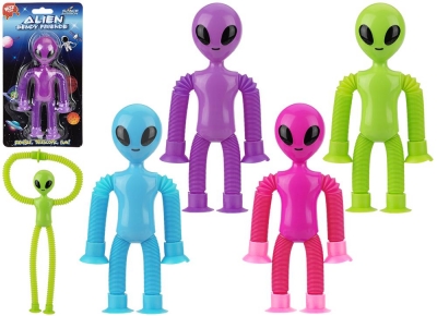 Tubez Bendy Alien With Stretch Arms/Legs 15cm