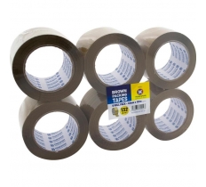 Packing Brown Tape 48mm x 132M 6 Pack