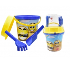 6" / 15cm Smiley Mid Size Bucket Set