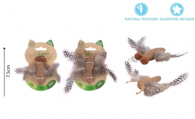World of pets Silvervine Butterfly Cat Toy