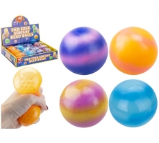 6.5cm Two Tone Squeeze Squishy Bead Balls