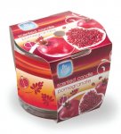Straight Edge Sleeve Wrap Candle - Pomegranate