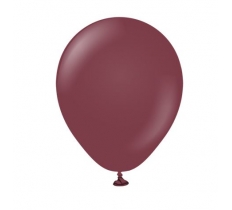 Kalisan 5" Standard Burgundy Latex Balloons 100 Pack