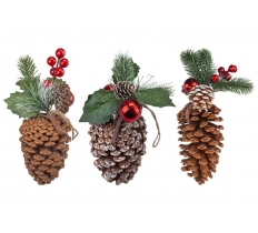 Hanging Pine Cone Decorations