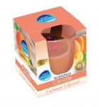 Colour Glass Candle Cashmere & Apricot