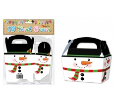 Treat Boxes Snowman 10 Pack