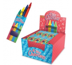 Wax Crayons 4pc 9cm X 100Pack(11P Each)