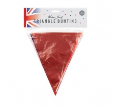 Union Jack Jubilee Pvc Solid Triangle Buntin