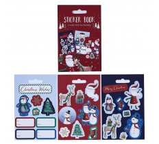 Woodland Santa Sticker Book