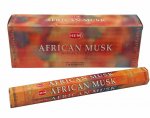 Hem African Musk 20 Incense Sticks X 6 Pack