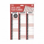 2026 Calendar R&B Full Year Wallplanner Folded