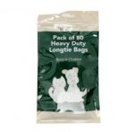 Pet Heavy Duty Long Tie Bags 80pack