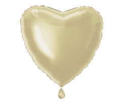 Solid Heart Foil Balloon 18" Gold