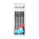 Pull Cap Ballpoint Pens 8 Pack