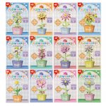 Nano Block Flower Potted Plant 11cm 12 Assorted