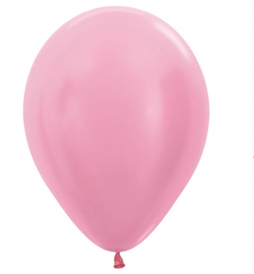Sempertex Satin Pink 5" Latex Balloons 100 Pack