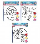 Paint Your Own Christmas Canvas 15 x 15cm