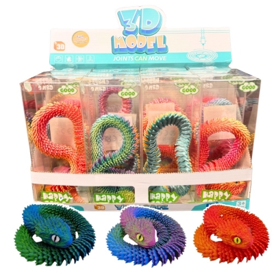 3D Printed 45cm Snake Toy ( Assorted Colours )