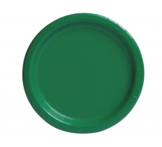 8 Emerald Green 9 Inch Dinner Plates