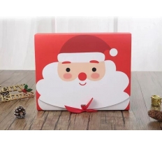 Santa Red Gift Box 31cm x 25cm x 8cm