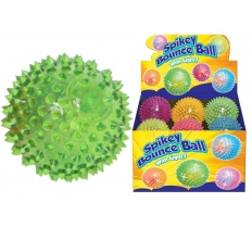 Light Up 10cm Spikey Bounce Ball