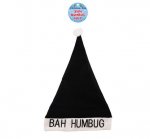 BAH HUMBUG CHRISTMAS HAT (ADULT)