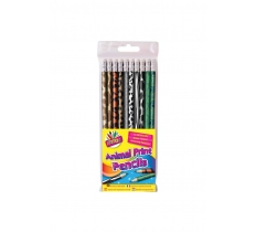 Artbox 10 Animal Print Hb Pencils