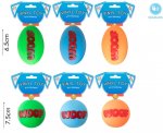 Pets Squeaky Vinyl Woof Ball Dog Toy