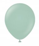 Kalisan 12" Retro Winter Green Latex Balloons 100 Pack