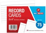 Mail Master Record Card 75 Pack