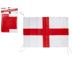 ST GEORGE ENGLAND 76X50CM RAYON FLAG WITH STRING