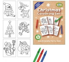 Christmas A6 Colouring Set