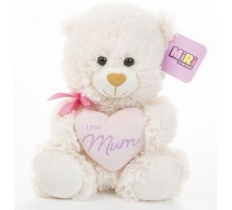 25CM MOTHER'S DAY BEAR WITH HEART