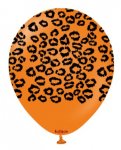 Kalisan 12" Safari Leopard Orange - 25ct