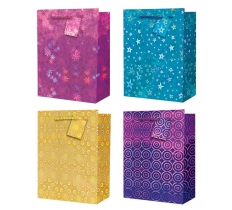 Holographic Gift Bag Large 260mm X 320mm